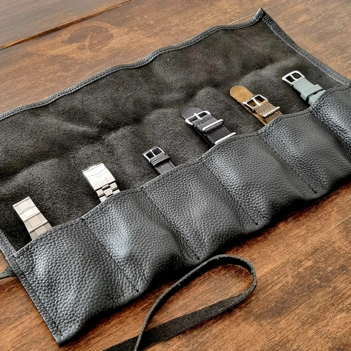 Watch Roll de Couro Legítimo para 6 Relógios Noble™ A007