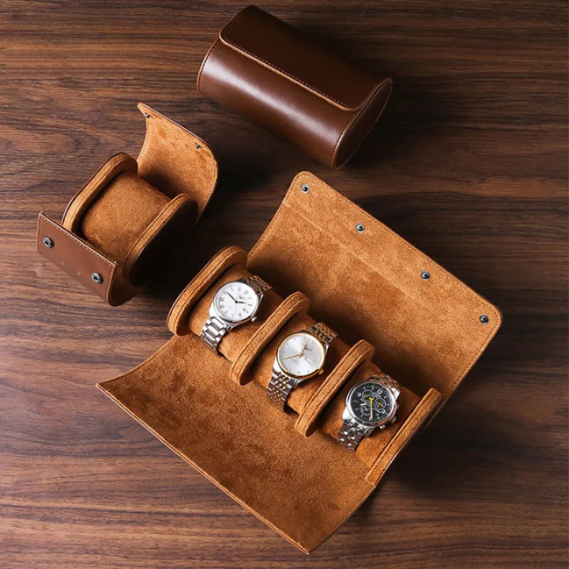 Porta-Relógios de Couro Luxuoso Noble™ A005