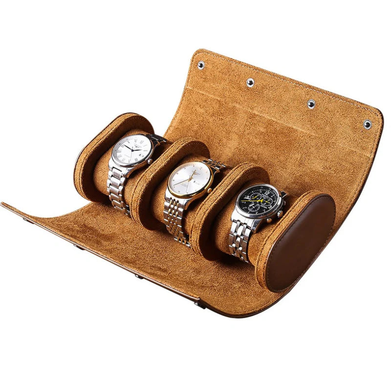 Porta-Relógios de Couro Luxuoso Noble™ A005