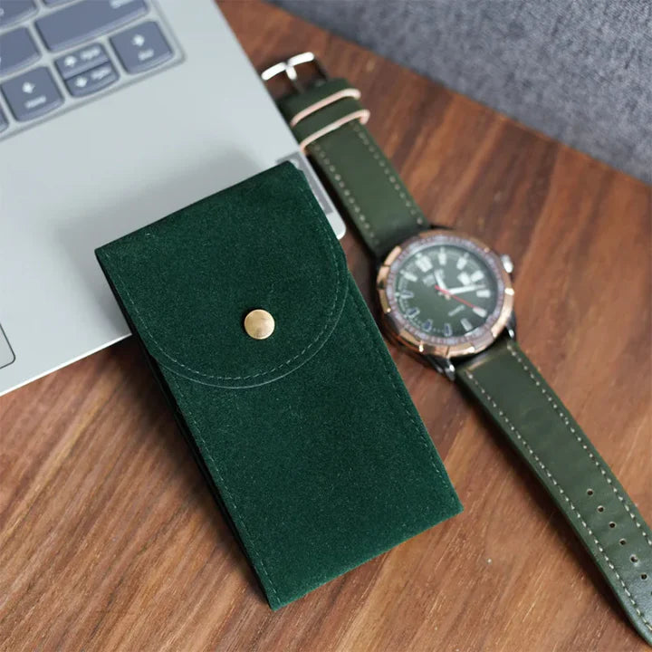 Porta-Relógio de Veludo Luxuoso Noble™ A006