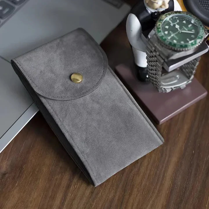 Porta-Relógio de Veludo Luxuoso Noble™ A006