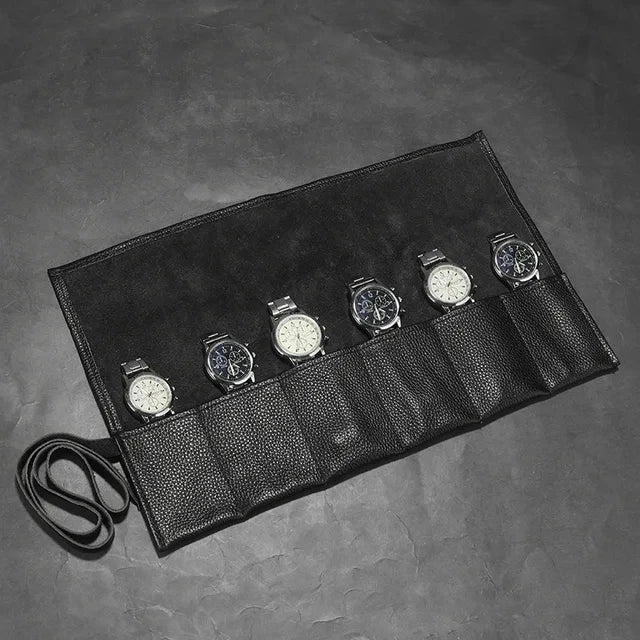 Watch Roll de Couro Legítimo para 6 Relógios Noble™ A007
