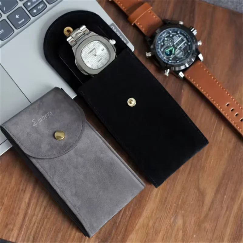 Porta-Relógio de Veludo Luxuoso Noble™ A006