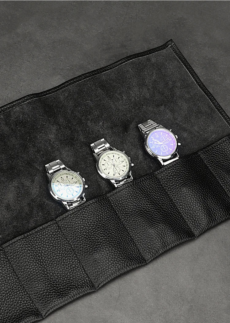 Watch Roll de Couro Legítimo para 6 Relógios Noble™ A007