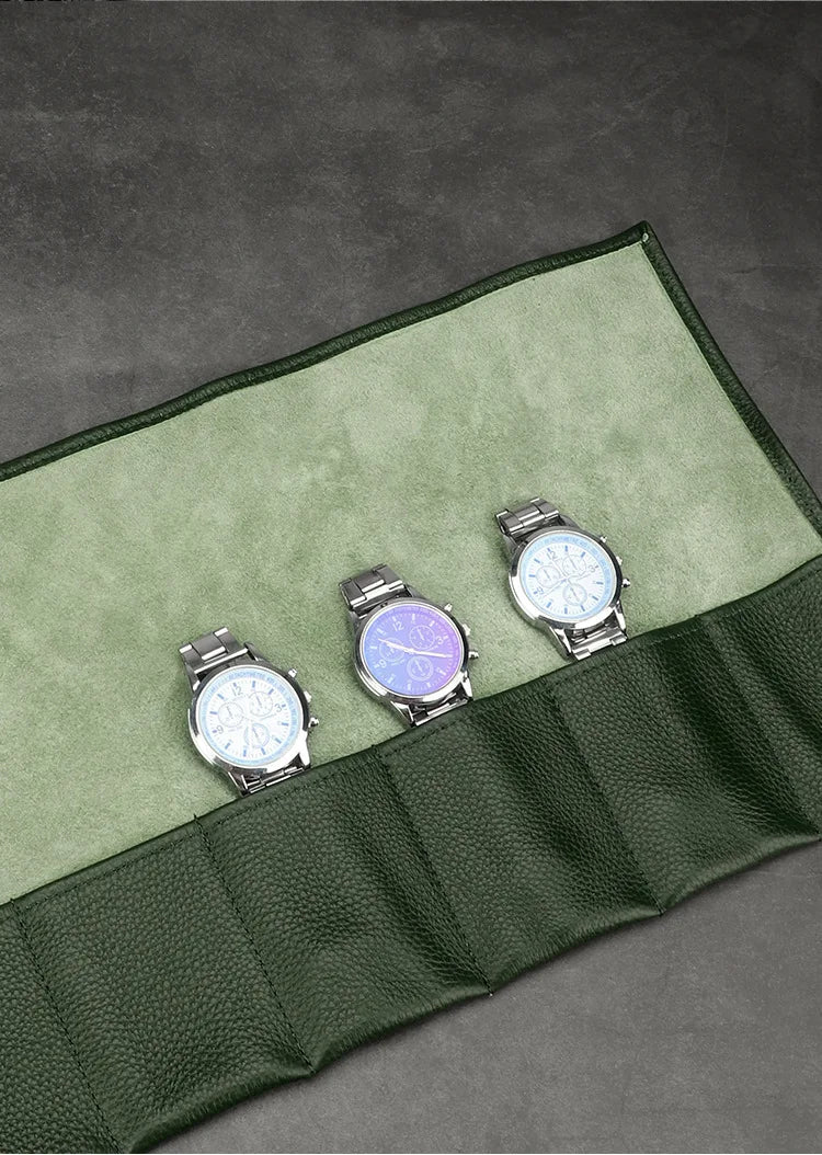 Watch Roll de Couro Legítimo para 6 Relógios Noble™ A007