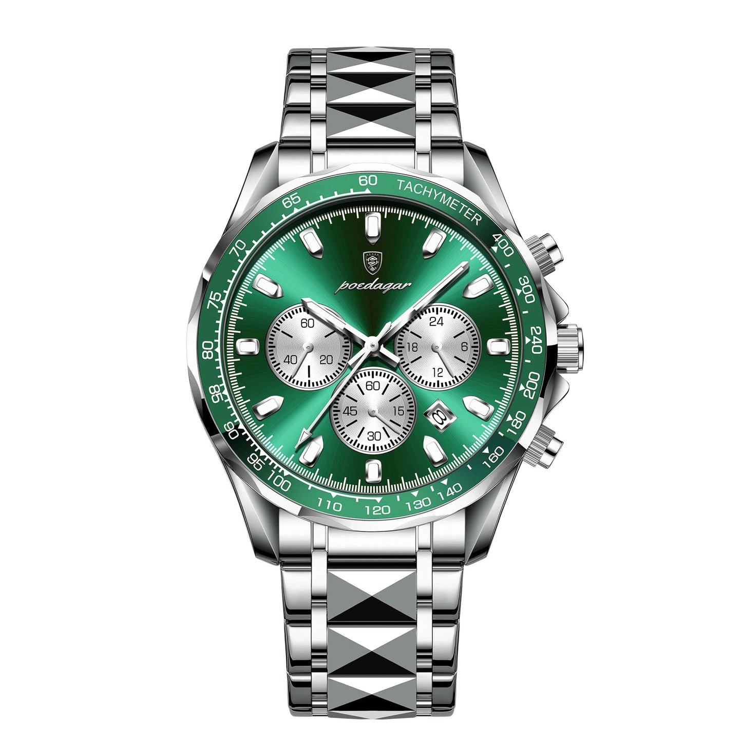 Pulseira metálica estilo Diamond com visual de alto luxo