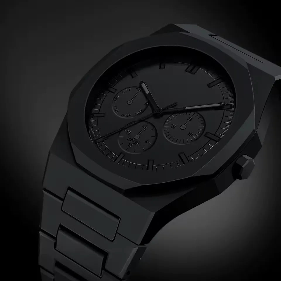 Pulseira fosca que une robustez, estilo urbano e conforto no pulso