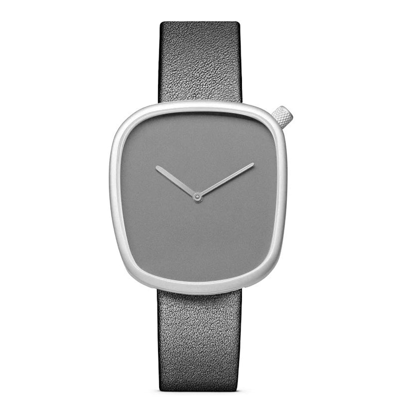 Noble™ L001 com design clássico e pulseira de couro