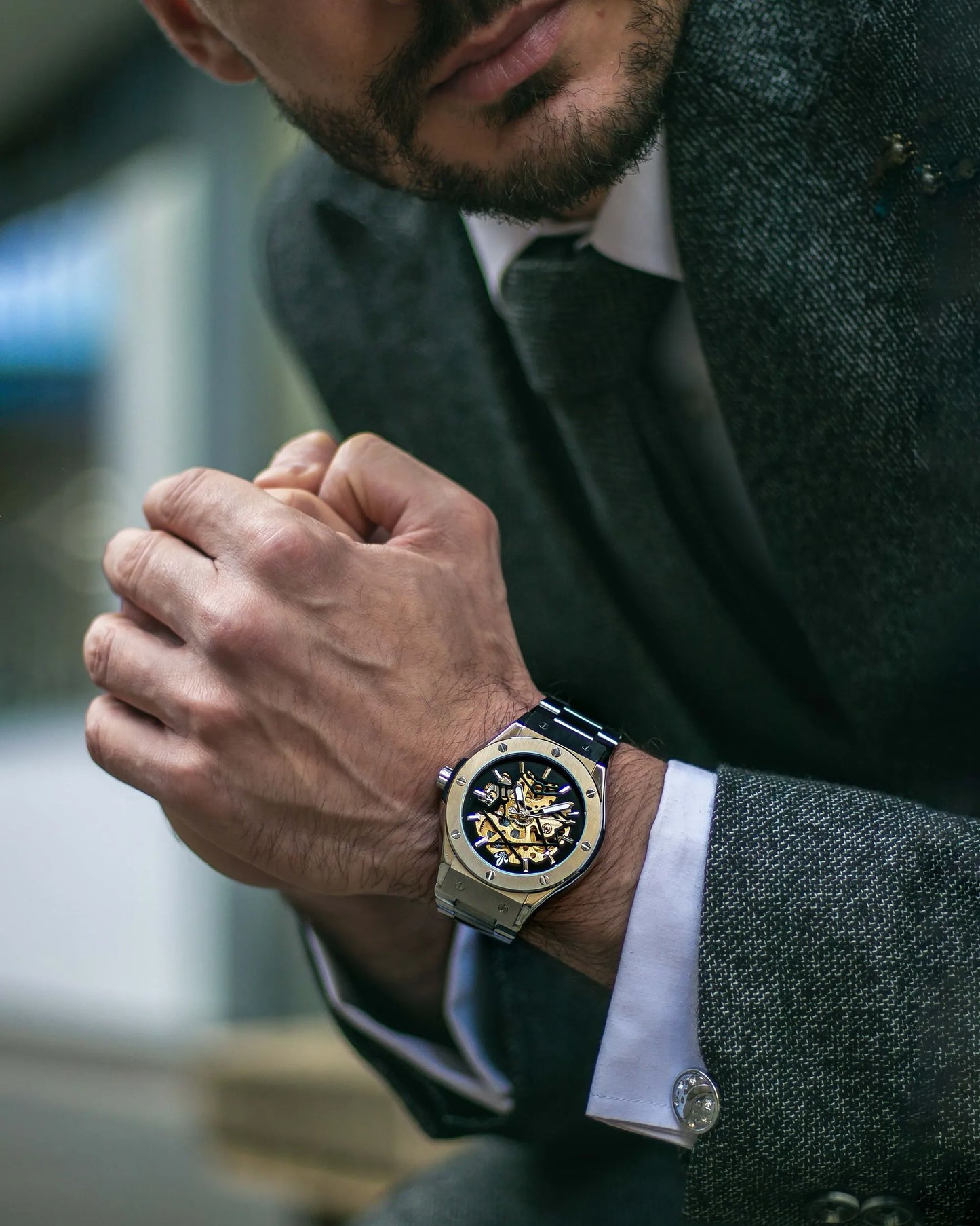 Conforto e estilo combinados na pulseira de silicone da linha Vanguard