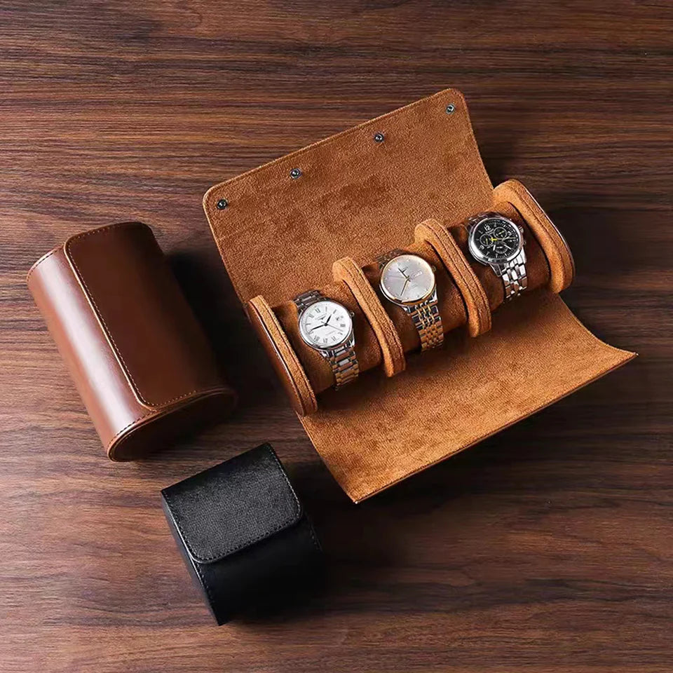 Porta-Relógios de Couro Luxuoso Noble™ A005