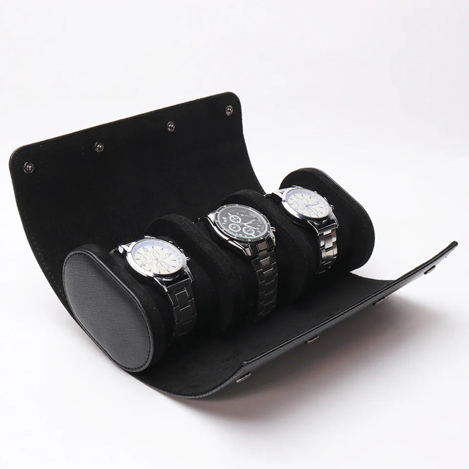 Porta-Relógios de Couro Luxuoso Noble™ A005
