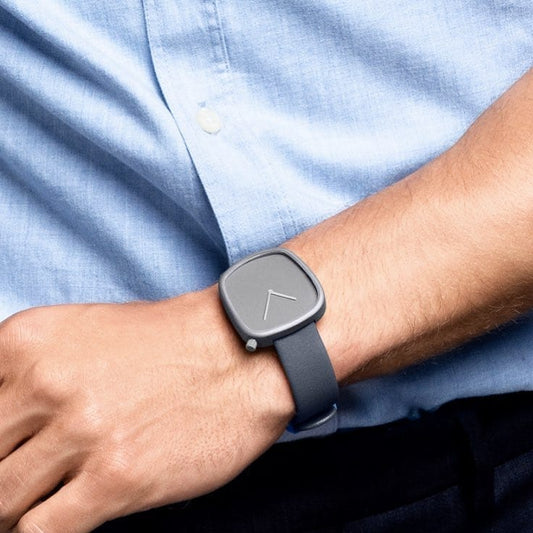 Relógio masculino com movimento de quartzo e couro legítimo