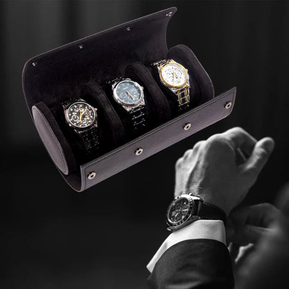 Porta-Relógios de Couro Luxuoso Noble™ A005