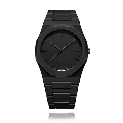 Relógio de luxo Noble I001 com corpo em policarbonato preto
