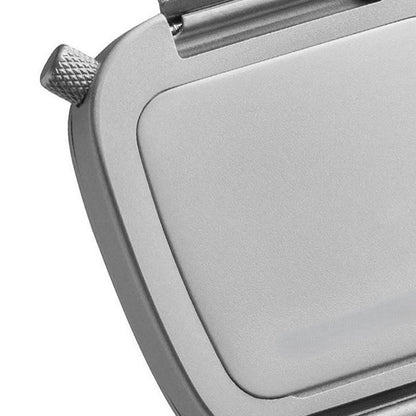 Pulseira de couro e caixa em liga leve de 40 mm
